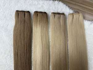 गुणवत्ता हाथ से बंधे प्रतिभा वेफ्ट क्यूटिकल वाले बाल एक्सटेंशन डबल सीधे 100% मानव ब्रजलियन बाल - Product Image 5