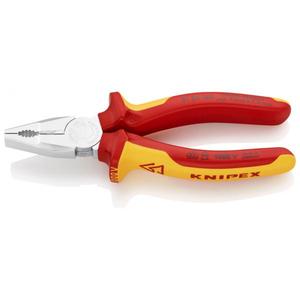 คีมปากแหลมแบบผสม คิ้วเวอร์เวท โครเมียม แวนาเดียม ยี่ห้อ Knipex ชุบโครเมียม - Product Image 1
