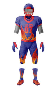 Uniformes de Fútbol Americano de Talla Grande de Alta Calidad 2025, 100% Poliéster, Ropa de Fútbol Personalizada para Hombre a Precio Económico - Product Image 5