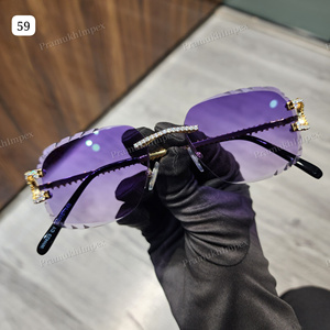 Designer inspiré de la mode des lunettes de soleil pour hommes verre antireflet cadre inoxydable dernière conception meilleure vente au prix de gros - Product Image 1