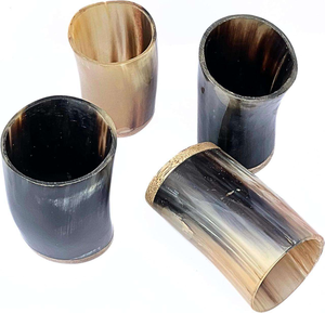 Corne courte à usage mondial, finition mate de haute qualité, design moderne et minimaliste, torsion classique, faite à la main, écologique, exportée d'Inde - Product Image 4