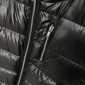 <b>Vest</b> Winter Zipper Rick Down Overcoat 90 White Duck Down RO Sleeveless Coat Fashion Bright Hooded Coat High Street Jacket - Product Image 3