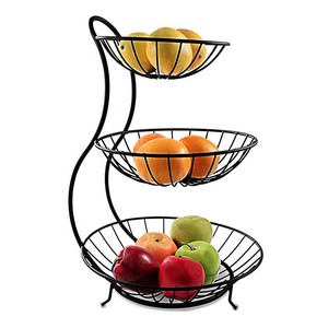 ตะกร้าผลไม้โลหะชุบเงินสำหรับตกแต่งห้องครัวและโต๊ะอาหารดีไซน์เป็นเอกลักษณ์ - Product Image 5