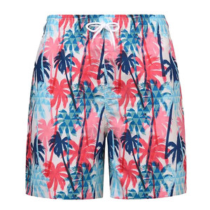 Short de bain uni pour homme 2023, style urbain, en toile, taille élastique, polyester/coton, respirant, séchage rapide, anti-plis - Product Image 3