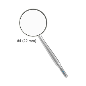 Outil de dentiste pour l'inspection des dents Miroir buccal #4 Cone-Socket 22mm One Box Hold 12 Miroirs Instruments dentaires - Product Image 1