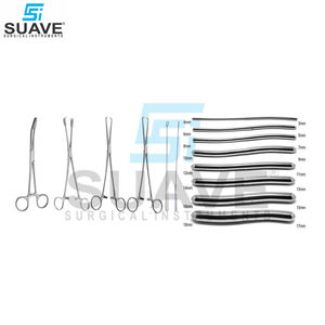 SUAVE SURGICAL INSTRUMENTS Juego de instrumentos vaginales básicos de acero inoxidable quirúrgico, dilatación y curetaje de la mejor calidad - Product Image 6
