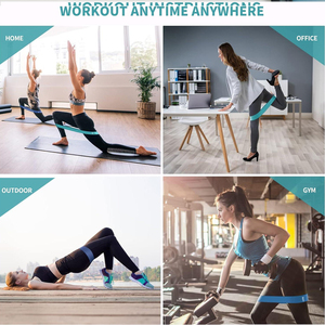 Faites votre propre avec le meilleur prix Fitness Yoga Gym personnalisé Logo imprimé Latex résistance anneau bande de résistance - Product Image 6