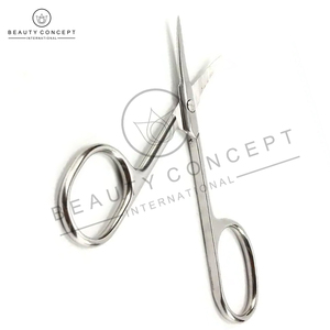 Tijeras personalizadas para cutículas, concepto de belleza, manicura sostenible al por mayor, tijeras para cutículas curvas rectas y afiladas, herramientas para uñas OEM - Product Image 4