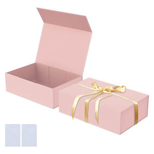 Caja magnética de estructura de doble capa de nuevo diseño, caja de regalo de papel de embalaje de vino personalizada de lujo, cajas de cosméticos para dama de honor - Product Image 2