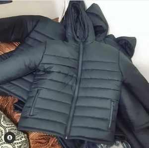 Custom Men's Plus Size Canvas Puffer Jacket <b>Winter</b> Heated Outdoor <b>Sports</b> - Product Image 6