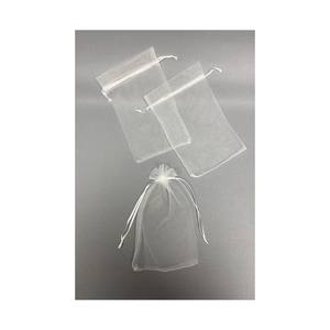 5008-12x16 cm Plain Tulle <b>Organza</b> Pouch for <b>Packaging</b> <b>Materials</b> in Stock Elegant Versatile - Product Image 1