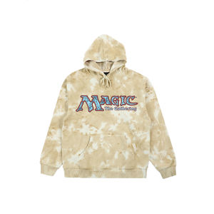 Sweat-shirt à capuche surdimensionné pour homme, haut en coton uni, avec logo imprimé et strass - Product Image 4