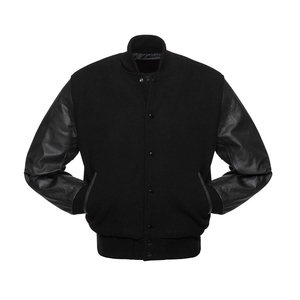 Chaquetas Universitarias Personalizadas para Hombre al por Mayor, Chaquetas Varsity Lisas con Logotipo Personalizado, Chaqueta Varsity con Letras Bordadas y Parches - Product Image 3