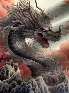 เสื้อสยองขวัญของผู้ชายเสื้อพิมพ์ลายมังกรใส่สบายสบายฤดูร้อนขนาดใหญ่พิเศษพิมพ์ลาย3D สดใสแขนสั้นมีสไตล์ - Product Image 5