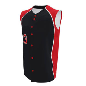 Conjunto de uniforme de béisbol cómodo para hombre, pantalones de Jersey transpirables de secado rápido con cuello en V, ropa deportiva de diseño personalizado con técnicas impresas - Product Image 3
