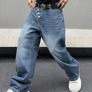 กางเกงขากว้างสำหรับผู้ชายกางเกงลำลองขากว้างแบบมีกระเป๋าใหม่เสื้อผ้าลำลองสำหรับวัยรุ่นใช้กลางแจ้ง - Product Image 2