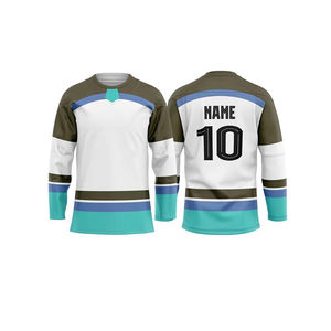 Jersey de Hockey sobre Hielo con Logotipo Personalizado de Buena Calidad / Jersey de Hockey sobre Hielo Personalizado al por Mayor en Oferta - Product Image 5