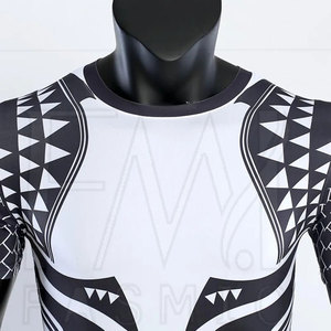 Rashguard confortable pour homme - Couleur/logo personnalisé, séchage rapide, Spandex/Nylon, grande taille, respirant, manches longues, pour le surf - Product Image 5