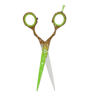 High Grade Salon Hair Cutting <b>Scissor</b> Zebra <b>Paper</b> Coted Beauty Parlor <b>Scissor</b> Made German Stainless Steel - Product Image 5