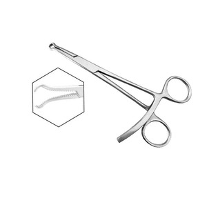 Fórceps de sujeción de hueso dentado pequeño Instrumentos ortopédicos veterinarios Fórceps de reducción de hueso 160mm de longitud - Product Image 6