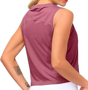 Débardeurs pour femmes en gros personnalisé pour dames avec logo livraison gratuite Gym débardeur femmes personnalisé débardeur femmes été en vrac - Product Image 3