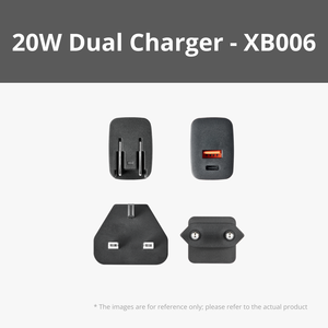 Cargador Rápido de Doble Puerto de 20W, 1 Unidad, Producto de Plástico - Product Image 2