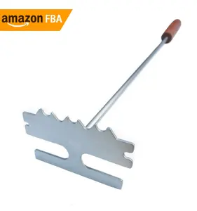 2024 New arrivals 18 "thép không gỉ thịt nướng công cụ Bộ nướng làm sạch bàn Chải BBQ scraper