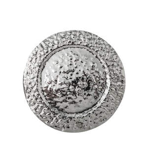 Assiette de service en émail de qualité supérieure, fabriquée à la main, pour l'utilisation du Ramadan, dorée avec une forme décorative fantaisie - Product Image 4