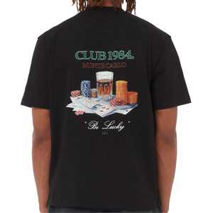 T-shirt court unisexe surdimensionné en coton 100% lavage à l'acide personnalisé OEM 2025, col rond, séchage rapide, respirant, écologique - Product Image 5