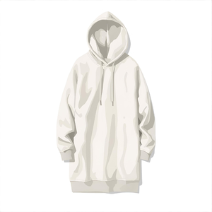 Robe à capuche en gros | Robe pull en polaire avec impression et broderie de logo personnalisé Accepter Logo personnalisé, impression et broderie - Product Image 5