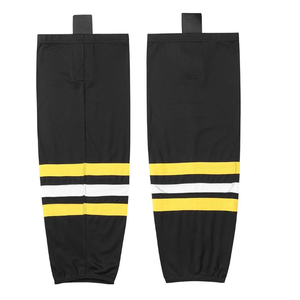 JONQUETTES Chaussettes de hockey sur glace légères unisexes sur mesure avec impression du nom de l'équipe OEM Couleurs et logos personnalisés Tailles S-XL Vente en gros - Product Image 4