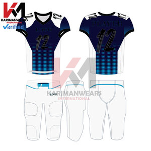 Uniformes de football américain en polyester à séchage rapide personnalisés maillots d'équipe grande taille respirants avec des conceptions entièrement sublimées - Product Image 2