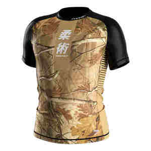 เสื้อแรชการ์ดผ้าฟลีซผู้ชายแบบสั่งทำ - ผู้ผลิตงานพิมพ์นูน - Product Image 1