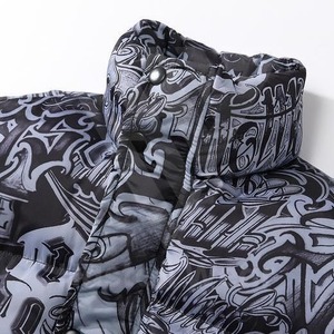 Veste matelassée pour homme avec logo personnalisé, manches longues, capuche, vêtements d'hiver et prix de gros, veste matelassée - Product Image 4