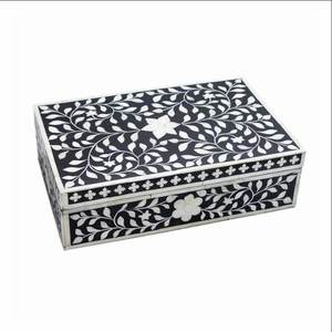 Indian Luxury Handmade Bone Inlay Jewelry <b>Box</b> Customized Bone Inlay <b>Jewellery</b> & Decorative <b>Box</b> Best Quality From India - Product Image 2