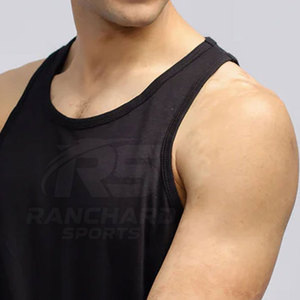 Camiseta sin Mangas Deportiva Informal de Verano para Hombre, Camiseta de Gimnasio Ajustada, Camiseta de Entrenamiento de Algodón para Hombre - Product Image 6