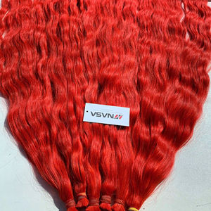 <b>Top</b> Selling Bulk Hair Extensions Vietnamese virgin hair Double Drown 100grams Light Colors 10 inches - Product Image 1