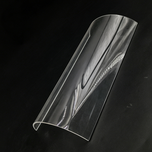 Plaque acrylique transparente sur mesure de 2 mm d'épaisseur, thermoformée et cintrée à chaud, pour couverture en <span class=keywords><strong>plastique</strong></span> courbé - Product Image 2