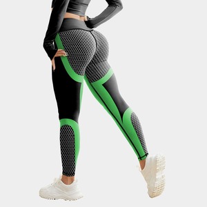 Leggings de yoga pour femmes personnalisés en usine, tissu extensible et respirant avec logo personnalisé, approvisionnement en gros - Product Image 3