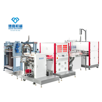 Équipement de fabrication de boîtes rigides à grande vitesse à conversion rapide intelligente DG-54125HS avec entraînement servo et système de collage automatique des coins