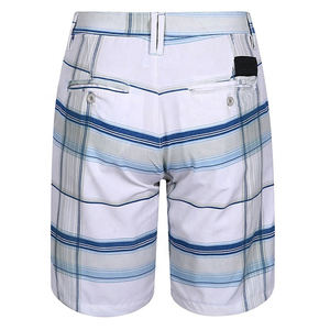 Pantalones cortos deportivos informales de verano 100% de algodón para hombre, pantalones cortos de entrenamiento de algodón suave con patrón sólido, teñido liso - Product Image 6