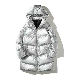 Chaqueta Acolchada de Piel de Oveja para Hombre, Nueva, de Invierno, Impermeable, Cortavientos, Talla Grande, Largo Regular - Product Image 6