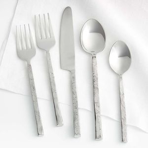 Ensemble de couverts en métal au design de luxe fait à la main pour cadeaux mariages pendaison de crémaillère occasions spéciales et célébrations festives - Product Image 3