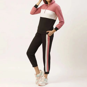 Survêtement d'hiver pour femme, style streetwear, uni, respirant, séchage rapide, 100% coton molletonné, entièrement personnalisable - Product Image 5