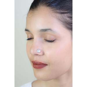 925 <b>Silver</b> Nosepin Nazakat Maa Durga <b>Silver</b> <b>Wire</b> Ring Jewelry Type Rings - Product Image 3