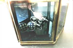 Trendy Hexagonal Shape Glass <b>Ring</b> Boxes Made With Metal And Colorful Glass For Jewellery Organizers Wedding Engagement Gifting - Product Image 5