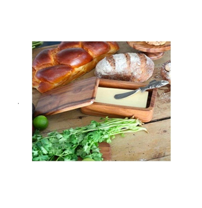Wooden Butter <b>Storage</b> Kitchenware Accessories <b>Brown</b> Color Butter <b>Box</b> Restaurant Accessory at Reasonable Rate - Product Image 2