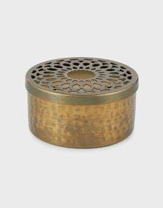 Latas de velas redondas de cera de soja perfumadas de hojalata de metal de lujo vacías personalizadas embalaje dorado - Product Image 3