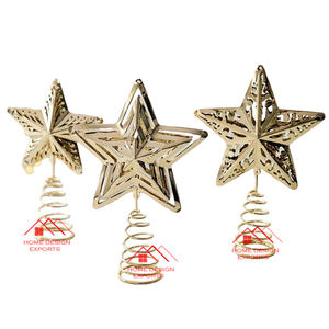 Bougeoir en forme d'arbre décor de Noël meilleure vente décor à la maison décoratif Antique fini ensemble de 3 - Product Image 2