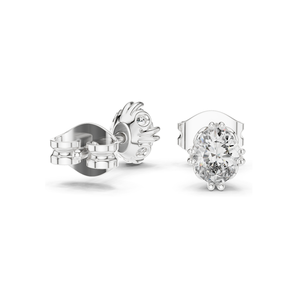 Pendientes de Diamantes Ovalados de Laboratorio, 0.75 CT, Claridad VVS-VS EF, Oro de 18K, 14K, 10K y Plata 925, Oro Rosa, Amarillo y Blanco - Product Image 5